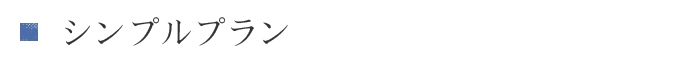 シンプルプラン